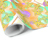 Flutterfliegen Geschenkpapier (Rolleneckpunkt)