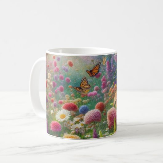 Flutterflor Kaffeetasse (Vorderseite Links)