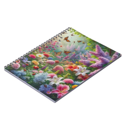 Flutterflor Notizblock (Linke Seite)