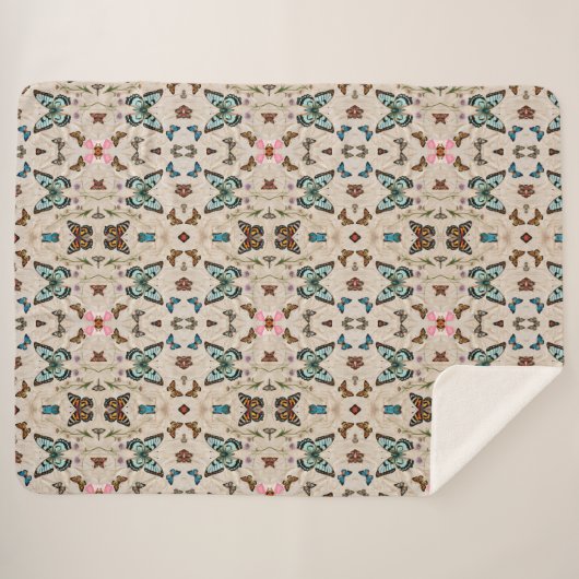 "Fluttering Beauty" Sherpadecke (Vorderseite (Horizontal))