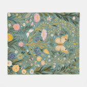 Fluttering Dreamscape Fleecedecke (Vorderseite (Horizontal))