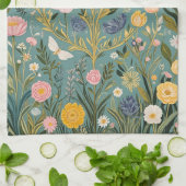 Fluttering Dreamscape Geschirrtuch (Gefaltet)