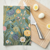 Fluttering Dreamscape Geschirrtuch (Viertel Falte)