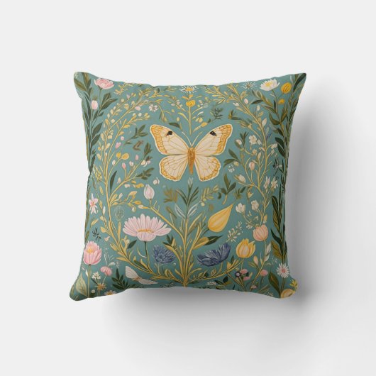 Fluttering Dreamscape Kissen (Rückseite)