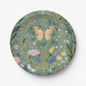 Fluttering Dreamscape Pappteller (Vorderseite)