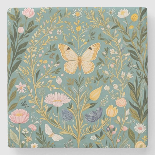 Fluttering Dreamscape Steinuntersetzer (Vorderseite)