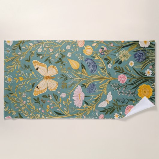 Fluttering Dreamscape Strandtuch (Vorderseite)