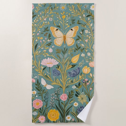 Fluttering Dreamscape Strandtuch (Vorderseite)