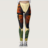 Fluttering Elegance: Butterfly Bliss Leggings (Vorderseite)