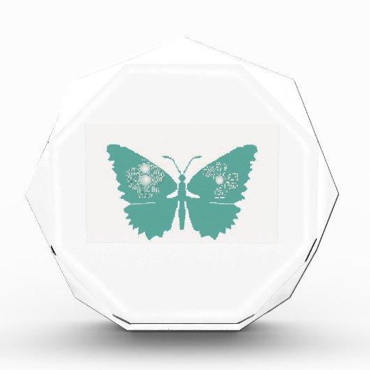 "Fluttering Elegance: Butterfly Foto Block"? (Vorderseite)