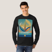 Fluttering Flügel: Künstlerische Schmetterlingsmus T-Shirt (Vorne ganz)