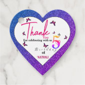 Fluttering Fun Geschenkanhänger (Vorderseite)