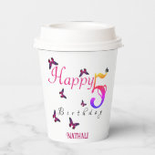 Fluttering Fun Pappbecher (Rückseite)