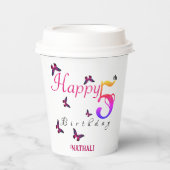 Fluttering Fun Pappbecher (Vorderseite)