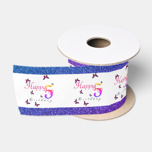 Fluttering Fun Satinband