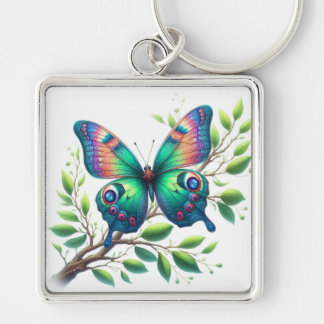 "Fluttering Serenity: Butterfly-Schlüsselanhänger" Schlüsselanhänger