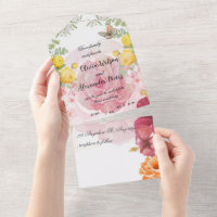 Flutterromane: Aquarellfarbene Rose & Schmetterlin