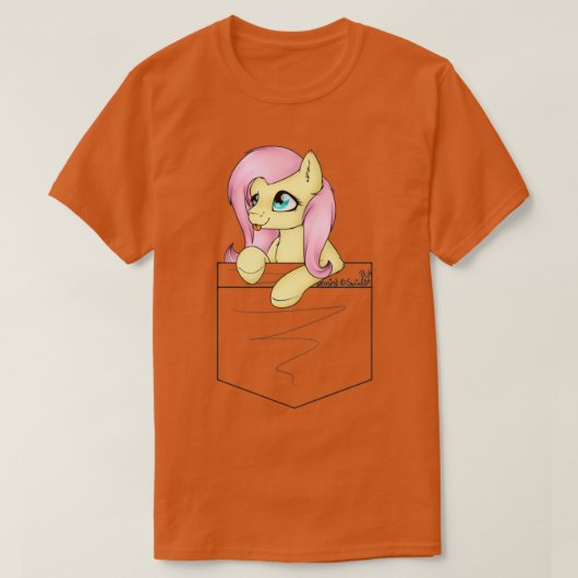 Fluttershy Pocket T-Shirt (Design vorne)