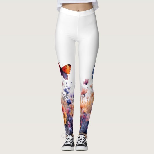 Flutungsfelder" Leggings (Vorderseite)