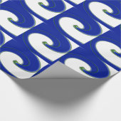 Flutwelle Geschenkpapier (Ecke)