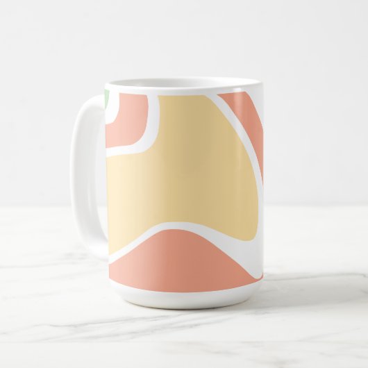 Flutwellen Kaffeetasse (Vorderseite Links)