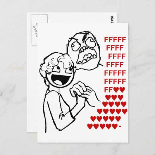 Fluv Postkarte (Vorne/Hinten)