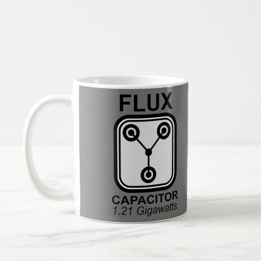 FLUX Capacitor 1,21 Gigawatt Kaffeetasse (Links)