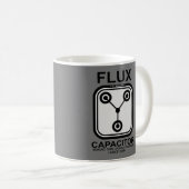 FLUX Capacitor 1,21 Gigawatt Kaffeetasse (VorderseiteRechts)