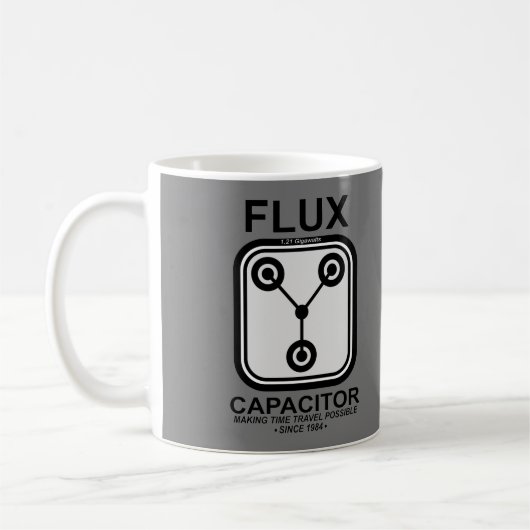 FLUX Capacitor 1,21 Gigawatt Kaffeetasse (Links)