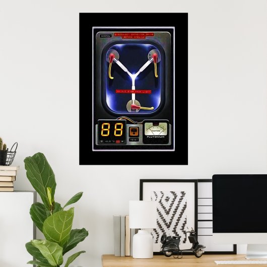 Flux Capacitor Poster (Heimbüro)