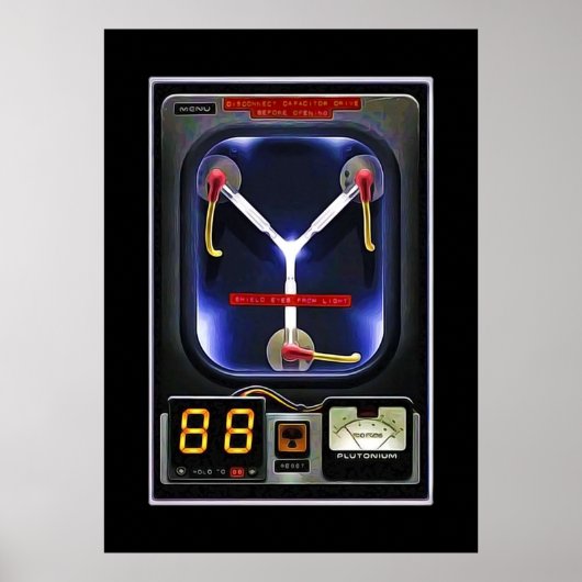 Flux Capacitor Poster (Vorne)