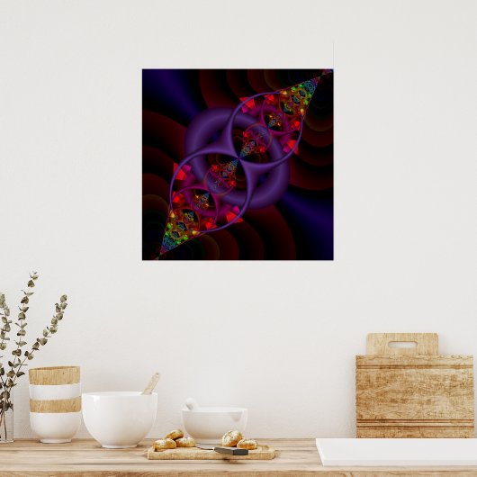 Flux-Kondensator Poster (Küche)