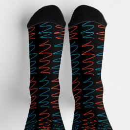 "Flux Swirl"-Crew-Socken - Schwarz Socken