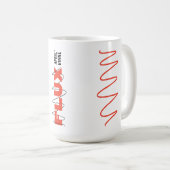 "Flux Swirl" Kaffee-Tasse Kaffeetasse (VorderseiteRechts)