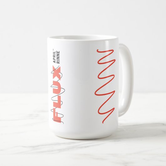 "Flux Swirl" Kaffee-Tasse Kaffeetasse (VorderseiteRechts)