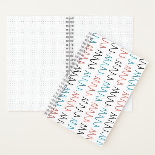 Flux Swirl Spiral Notebook Notizblock (Innen)