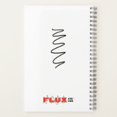 Flux Swirl Spiral Notebook Notizblock (Rückseite)