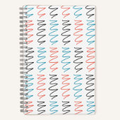 Flux Swirl Spiral Notebook Notizblock (Vorderseite)