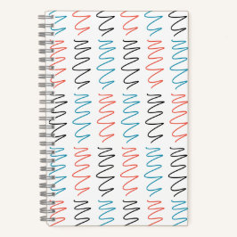 Flux Swirl Spiral Notebook Notizblock