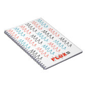 Flux Swirl Spiral Notebook Notizblock (Rechte Seite)