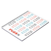 Flux Swirl Spiral Notebook Notizblock (Linke Seite)