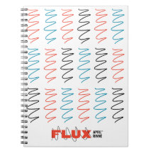 Flux Swirl Spiral Notebook