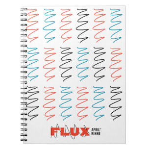 Flux Swirl Spiral Notebook Notizblock
