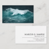 Flux Water Design Visitenkarte (Vorne/Hinten)