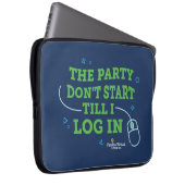 FLVS Die Party beginnt nicht  Laptopschutzhülle (Vorne Rechts)