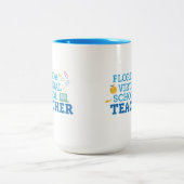 FLVS-Lehrer-Kaffeetasse Zweifarbige Tasse (Mittel)