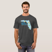 FLVS Proud Lehrer, Florida T - Shirt (grau) (Vorne ganz)