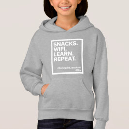 FLVS Snacks. WiFi. Lernen Sie. Wiederholen Sie, gr Hoodie