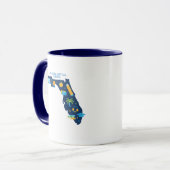 FLVS Staat Florida  Tasse (Vorderseite Links)
