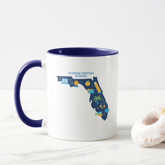 FLVS Staat Florida  Tasse (Mit Donut)